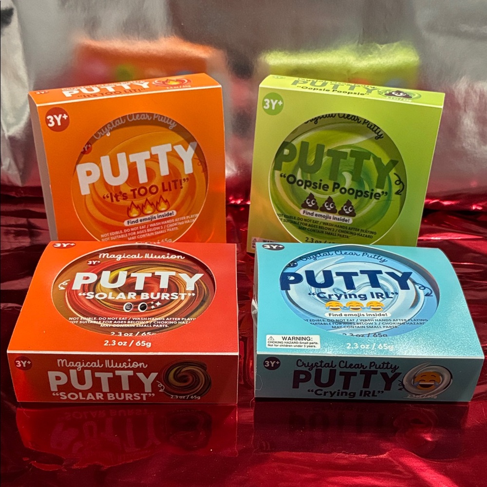 Oopsie Poopsie Crystal Clear Putty